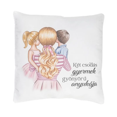 anya és gyerekek párna